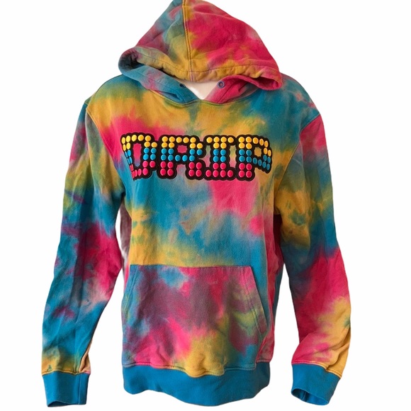 Hudson Outerwear Tops - Tie dye DRIP hoodie by Hudson outerwear